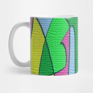 Abstract multicolor violet Mug